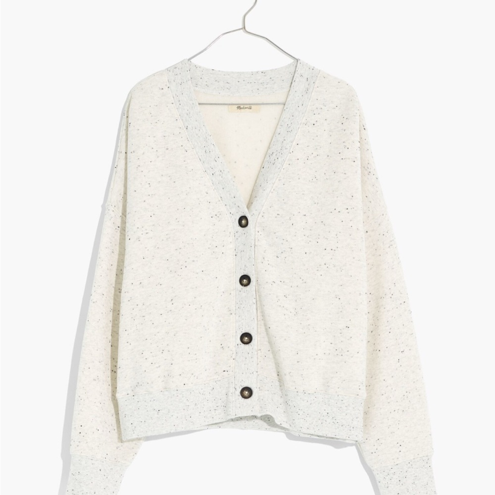 Madewell Cardigan Sweatshirt in Donegal